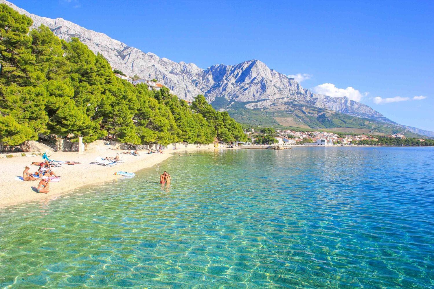 Apartment Toni Baška Voda Kültér fotó
